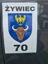 Licencja taxi numer 70 wydana przez Miasto Żywiec
